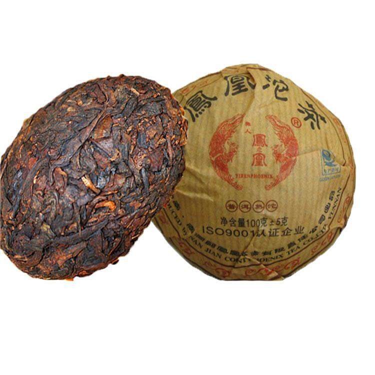 Chinashoppingmall สุก Tuocha พรีเมี่ยมยูนนาน puer ชา 100g, เก่าชาวัสดุต้นไม้ pu erh,1pcsTea pu er ชาผู่เอ๋อ puer