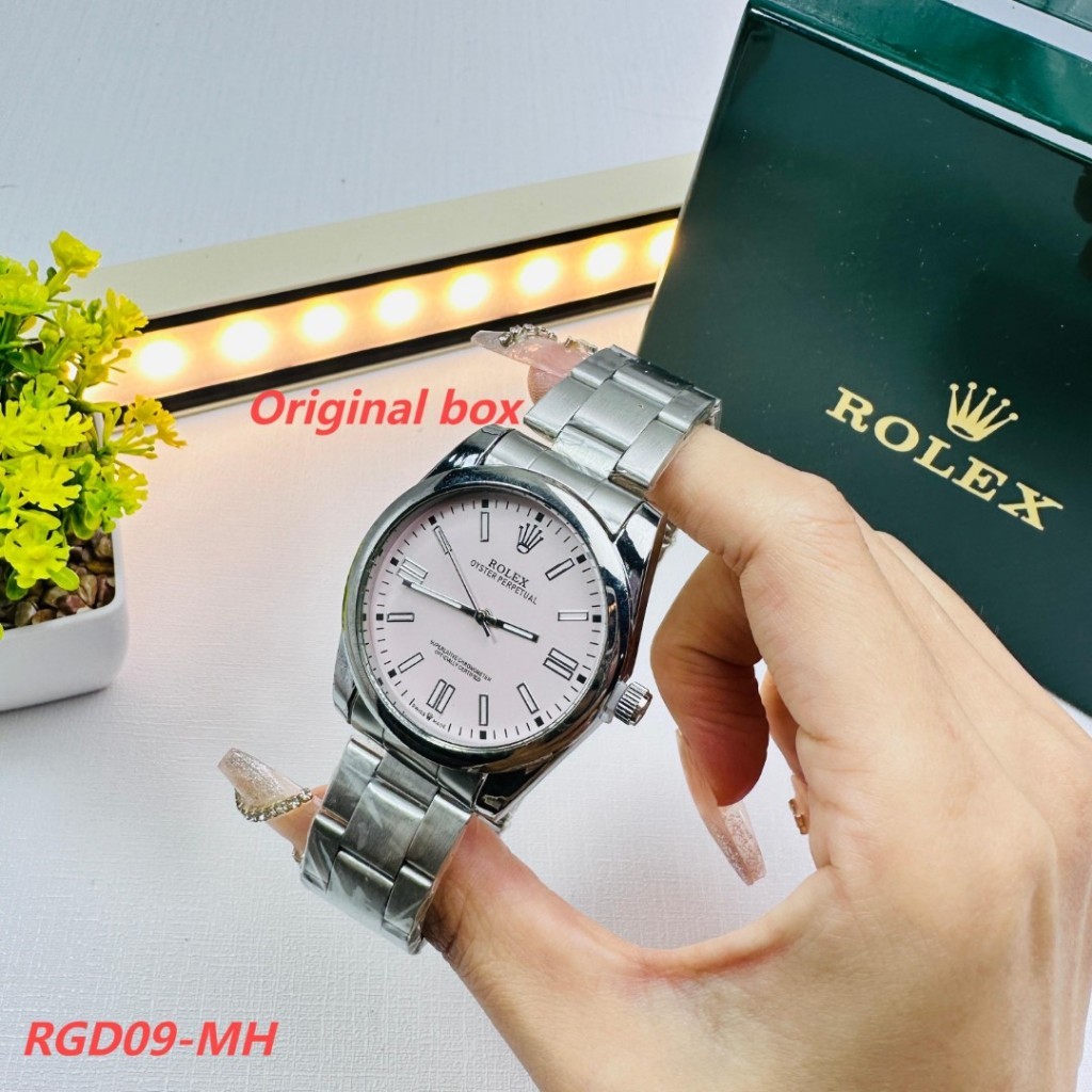 rolex ผลิตภัณฑ์ใหม่ ประเภททุกวันควอตซ์เคลื่อนไหววันที่แสดงสแตนเลสแฟชั่นนาฬิกาสวิต
