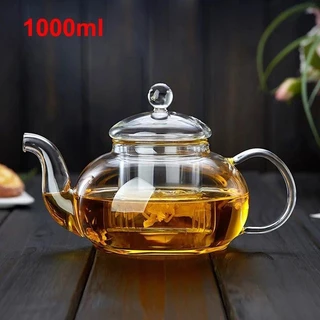 400ml/600ml/800ml/1000ml กาน้ําชาแก้วทนความร้อน Clear Japaness สไตล์หม้อชาพร้อม Infuser สําหรับดอกไม้จีน Puer ชาแบบพกพากาต้มน้ําชา