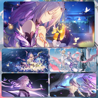 Kam ‌Honkai: แผ่นรองเมาส์ Star Rail Castorice แผ่นรองโต๊ะขนา…