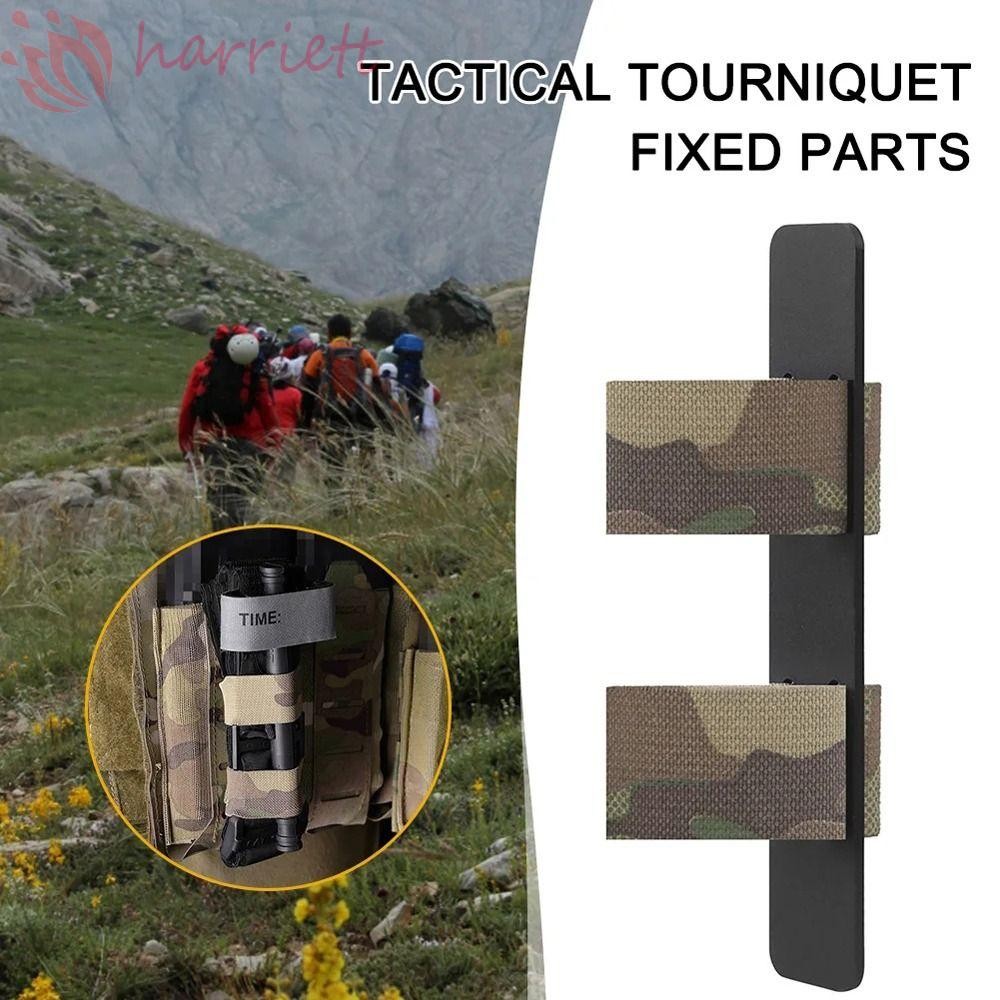 HARRIETT Tourniquet Holder, MOLLE System Elastic Loop Tourniquets Strap, TQ Holder Trauma Kit Retent