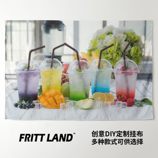 น้ำอัดลม Agirl น้ำโซดา น้ำอัดลม น้ำผลไม้สด ตกแต่งร้าน โปสเตอ…