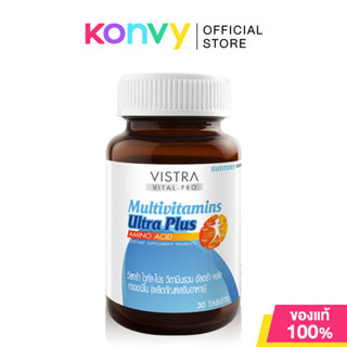 VISTRA Vital-Pro Multivitamins Ultra Plus Amino Acid 30 Caps…