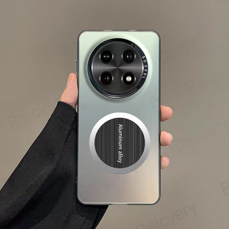 เคสแข็ง Realme 12 5G 13 5G 12 Pro Plus IMD Cooling Casing การกระจายความร้อน ฝาครอบแม่เหล็กที่ทนทาน