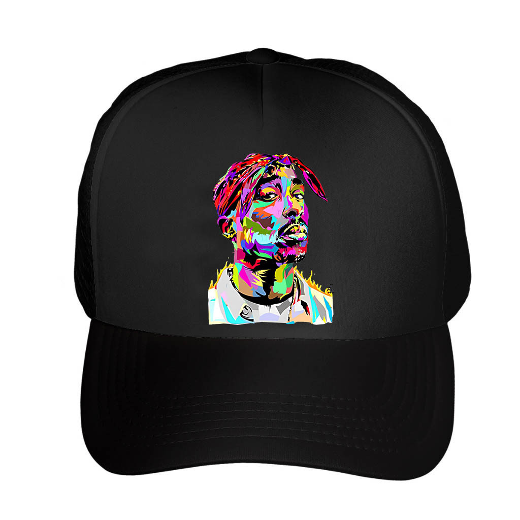 Tupac American Street Hip Hop Hat Sports Net Hat Baseball Hat F4K5