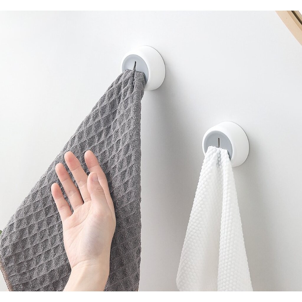 Omocha - (ทรงกลม) Towel push : ที่เก็บผ้าเช็ดมือ ที่จุ๊บผ้าเช็ดมือ