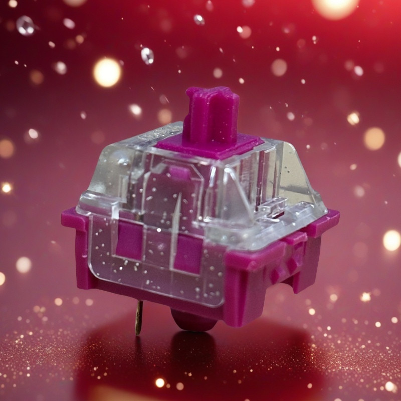 AKKO Wine Red Switch Linear 3pin 10PCS Hot Swappable Factory Prelubed MX Switch สําหรับอุปกรณ์เสริมค