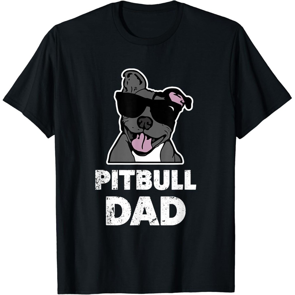 Pitbull Dad Dog Dad Bluenose Pitbull Lover สําหรับผู้ชายเสื้อยืด Unisex