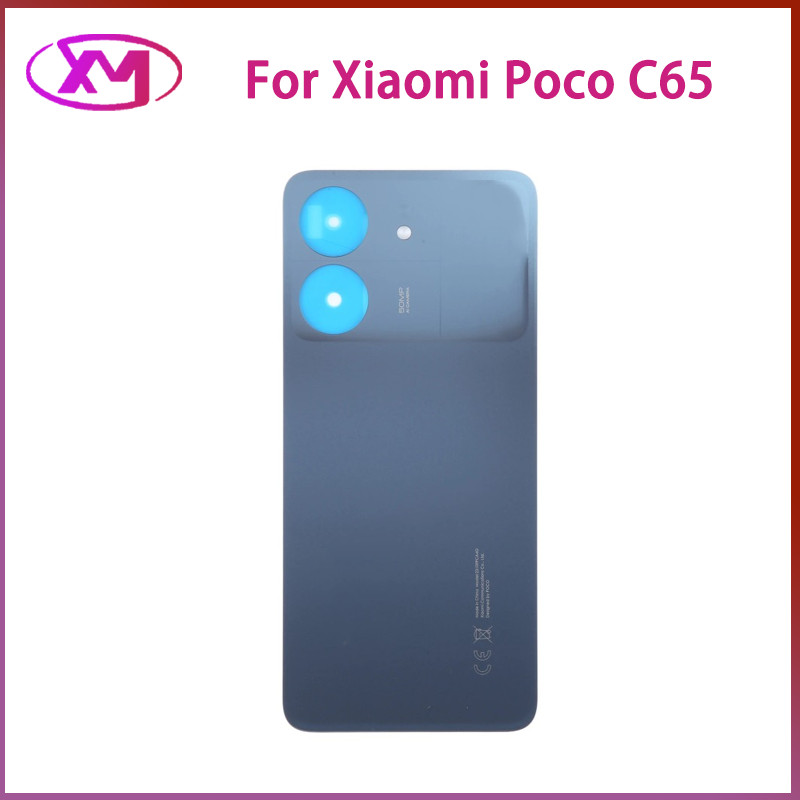 สําหรับ Poco C65 ฝาหลังแบตเตอรี่เดิมสําหรับ Xiaomi Poco C65