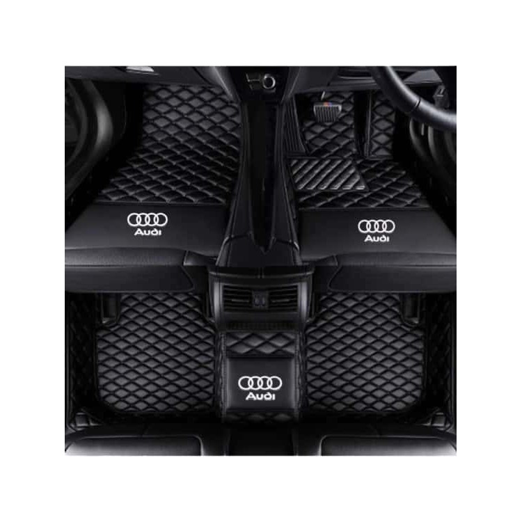 Audi A7 A8 E-tron Q2 Q3 Q5 Q7 Q8 รถหนัง PU ทนต่อการสึกหรอแผ่นเท้า