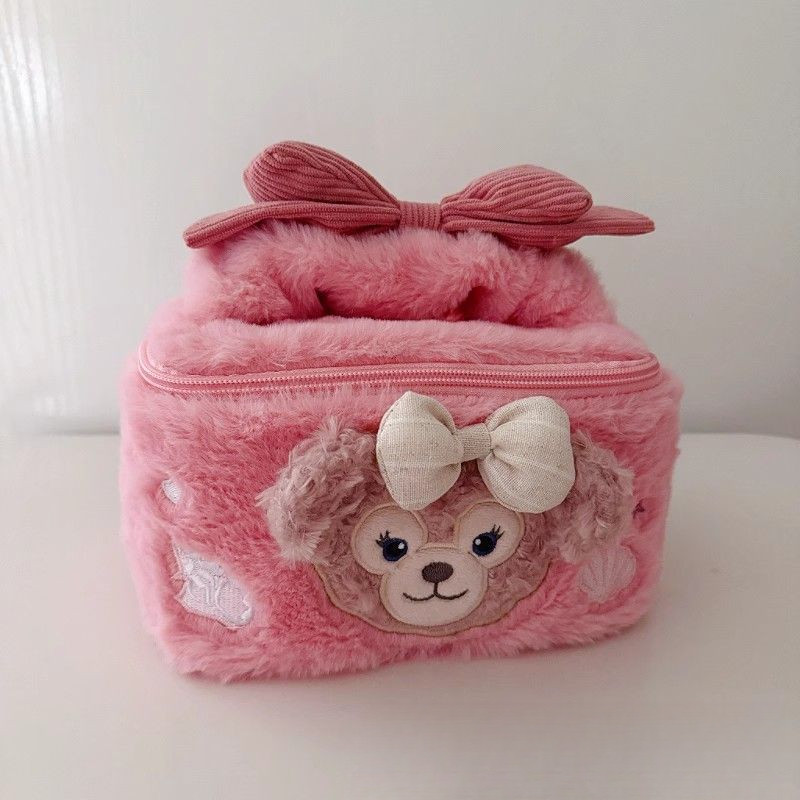 ตุ๊กตากระเป๋าเครื่องสําอางแบบพกพาแยกกระเป๋าเดินทางกระเป๋าเก็บเครื่องสําอางแบบพกพาน่ารักการ์ตูนเชอร์ลี่ย์เมย์เชฟสุนัข - รูปที่ 5