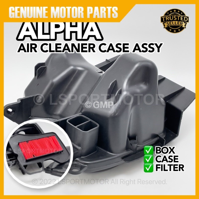 HONDA ALPHA110 AIR CLEANER CASE ASSY (COMPLETE) KOTAK ANGIN FILTER กล่องกรองอากาศ WAVE ALPHA 110 ALP