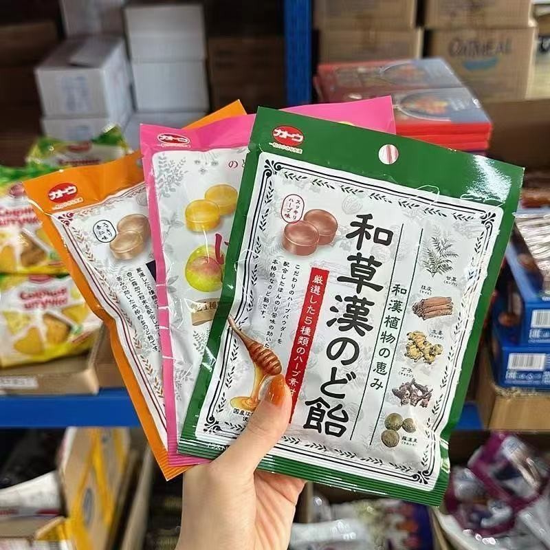 นําเข้า Kato Seika สมุนไพรคอ Lozenges คอป้องกันคอผ่อนคลายคอผ่อนคลายของขวัญครูญี่ปุ่นนําเข้า Candy 25