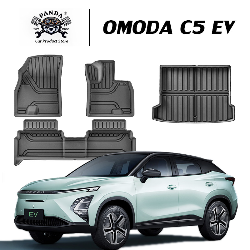 [Panda] พรมปูพื้นรถยนต์ OMODA C5 EV [2024-ปัจจุบัน] พรมรถยนต์ พรม วัสดุ TPE ที่เป็นมิตรต่อสิ่งแวดล้อมทนทานและต่อต้านลื่นลื่น