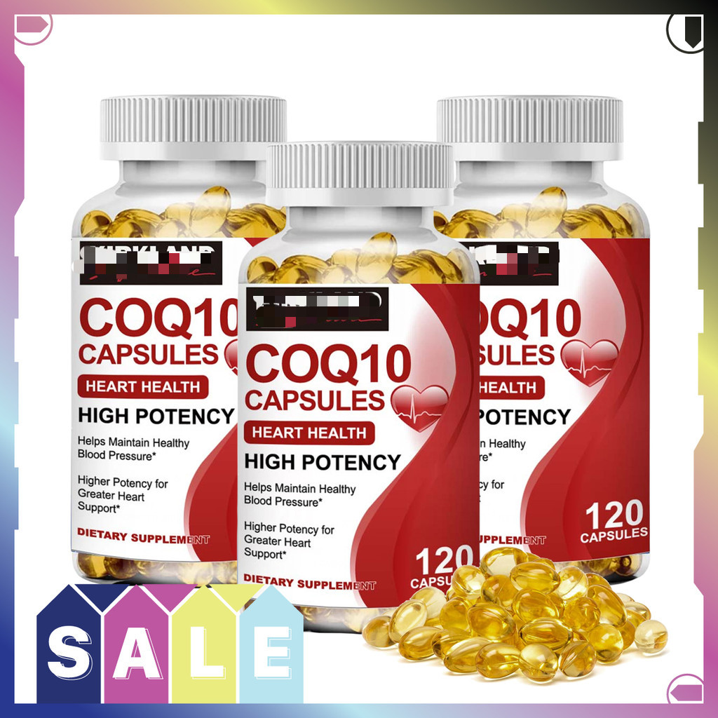KIRK---LAND Coenzyme Q10 300mg Capsules โคคิวเท็น 120 เม็ด รองรับสุขภาพหัวใจและหลอดเลือด