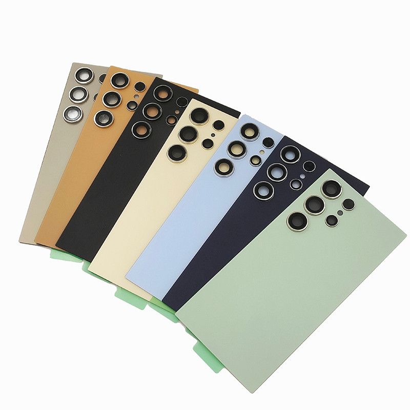 อะไหล่ทดแทนสําหรับ Samsung Galaxy S24 Ultra 5G/S24U/SM-S928B ฝาหลัง – ประตูแบตเตอรี่กระจกพร้อมเลนส์กล้อง | SM-S921B/S921 5G ที่เข้ากันได้