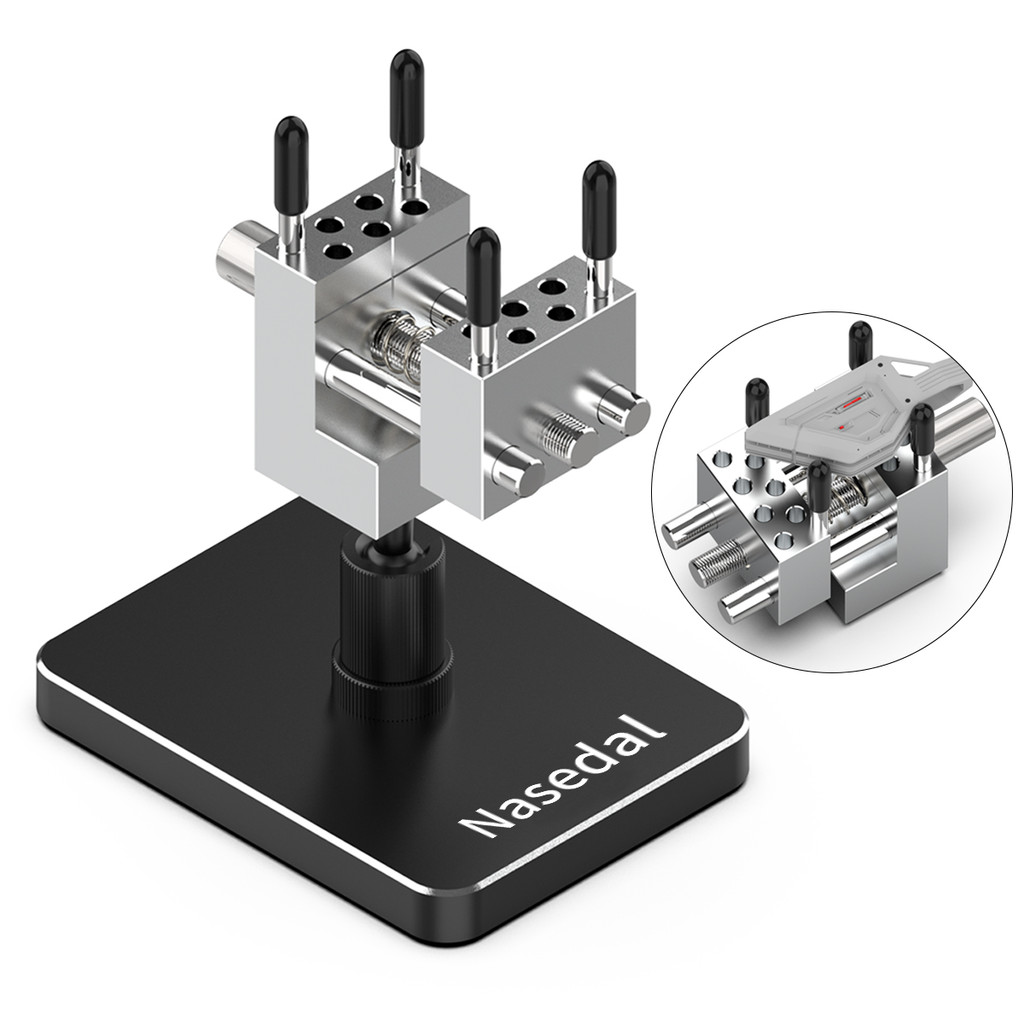 Nasedal 2in1 Mini ตาราง vise Gundam ทํา Fixed Jig อลูมิเนียมตาราง vise Multi-function แบบพกพา Clamp Hobby Gunpla DIY ทําหัตถกรรมเครื่องมือ Art