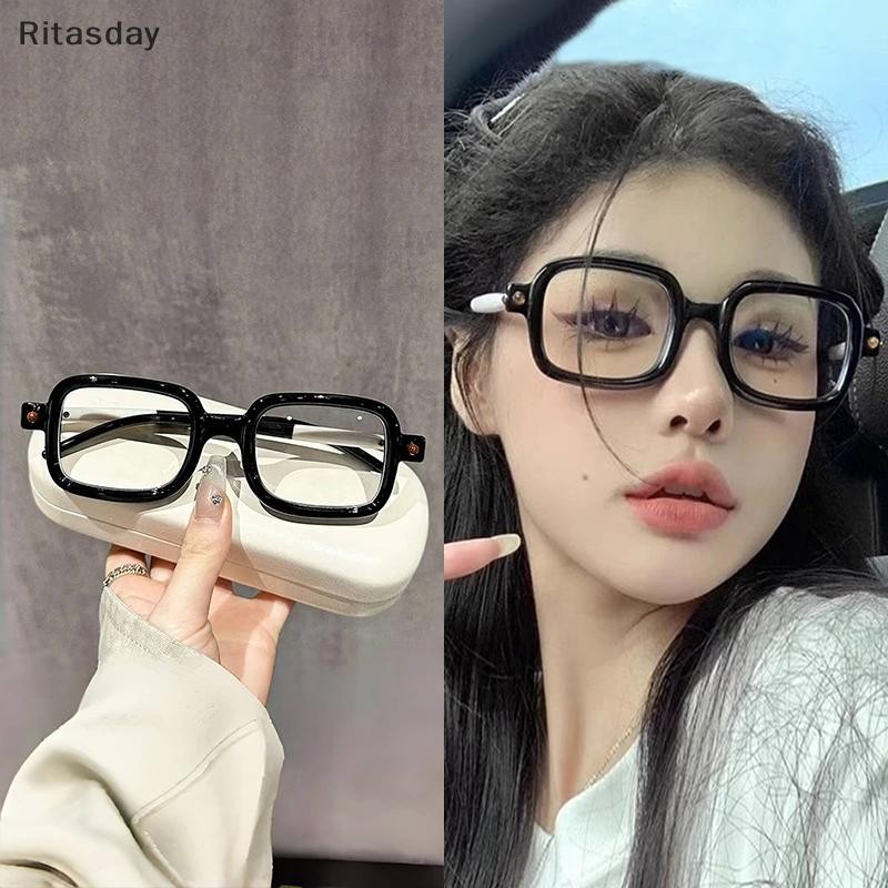 Ritasday Anti Blue Light แว่นตาอ่านหนังสือผู้หญิงผู้ชายแฟชั่น Vintage แว่นตาสายตายาวหญิงแว่นตาอ่านหนังสือใหม่