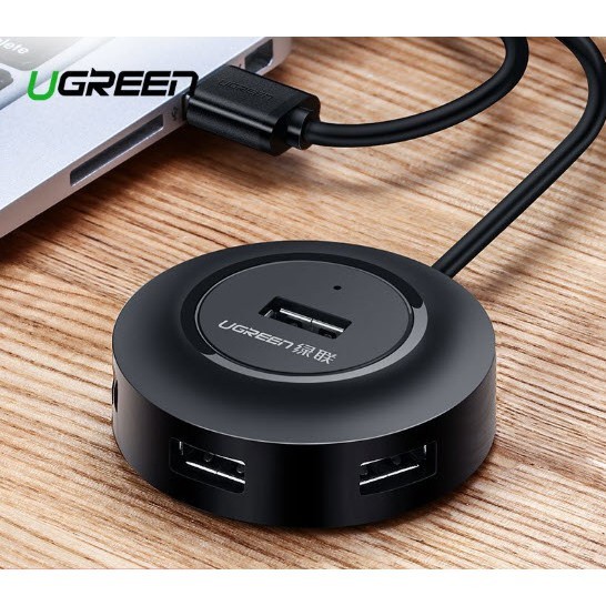 พร้อมส่ง Ugreen USB HUB 4 port USB 2.0 สายยาว 0.5 เมตร