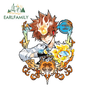 EARLFAMILY HITMAN REBORN สติกเกอร์รถบุคลิกภาพกระเป๋าเดินทางส…
