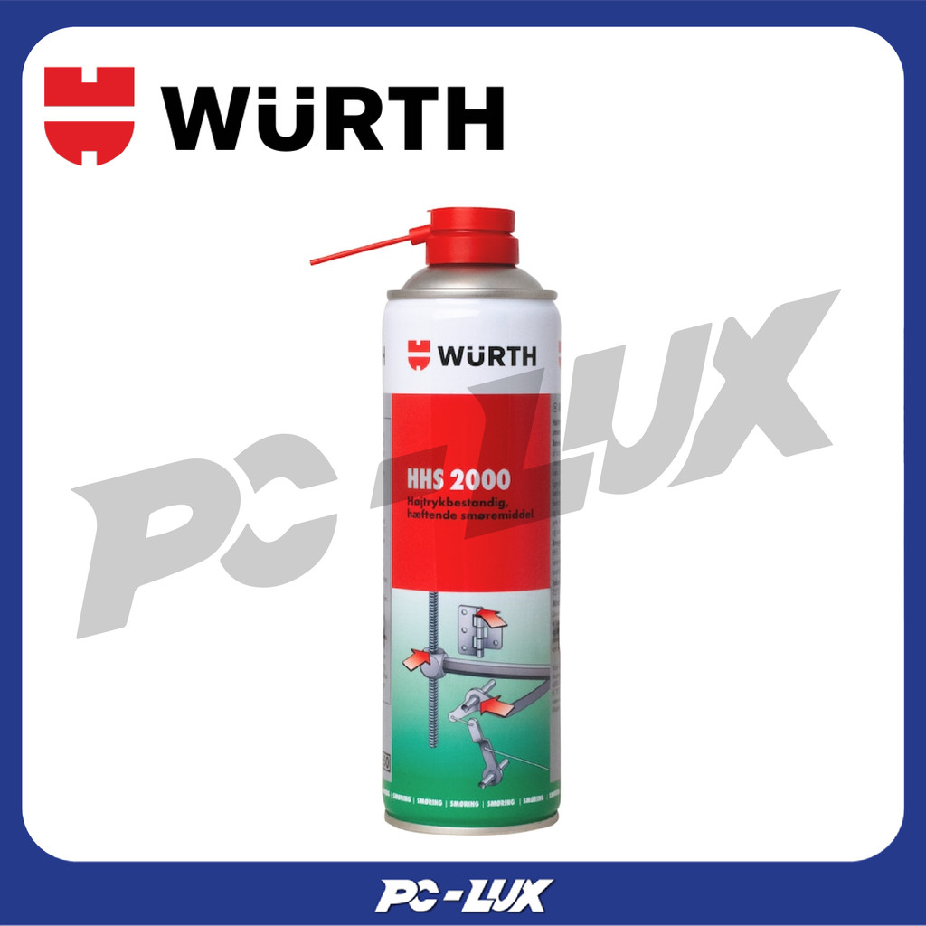 WURTH สเปรย์จาระบีใส HHS 2000 ขนาด 500 ML