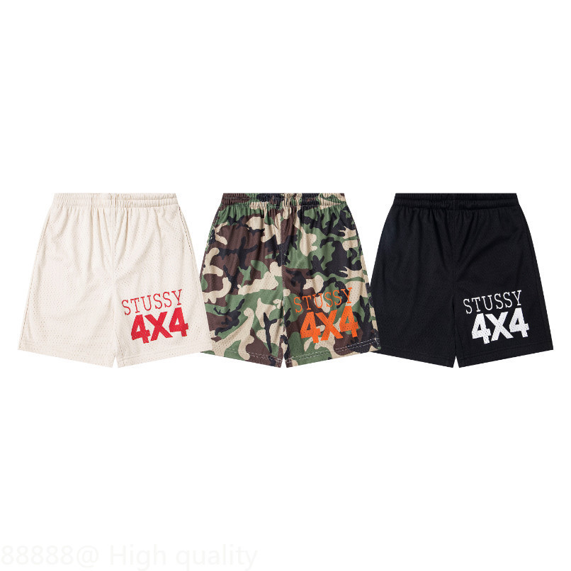 *** Stu ** y ** 4x4 Mesh Short Summer Series Loose Mesh Fabric Fitness Sports Shorts