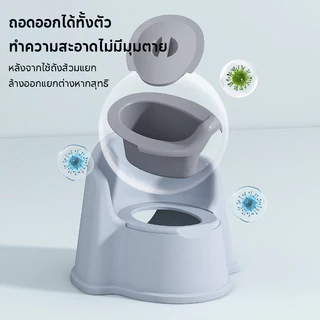 Berma Baby สุขาเด็ก กระโถนเด็กฝึกขับถ่าย ใช้คนเดียวได้ ปลอดสาร BPA ทําความสะอาดง่าย