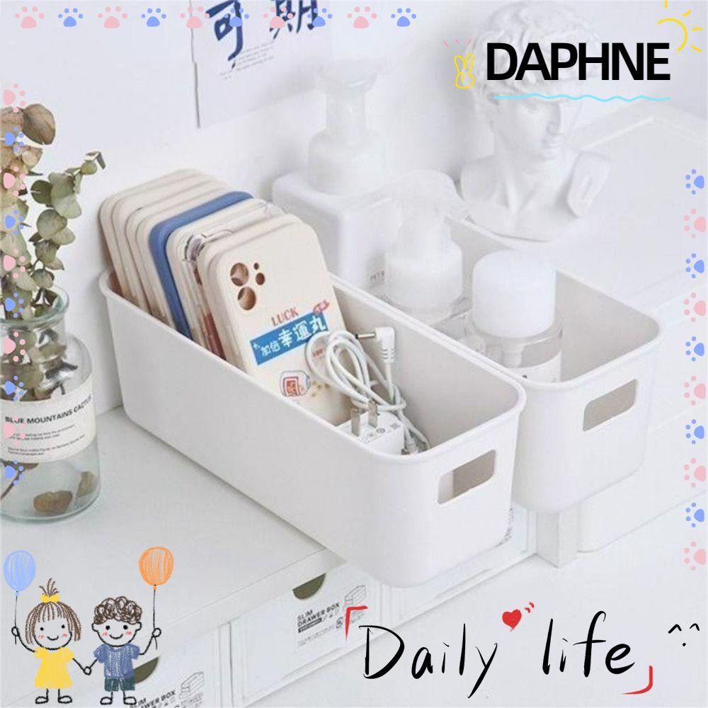 DAPHNE ถังจัดระเบียบในครัว, กล่องเก็บของตั้งโต๊ะความจุขนาดใหญ่วางซ้อนกันได้, ภาชนะจัดระเบียบแบบไร้ปกเครื่องสําอางผลไม้