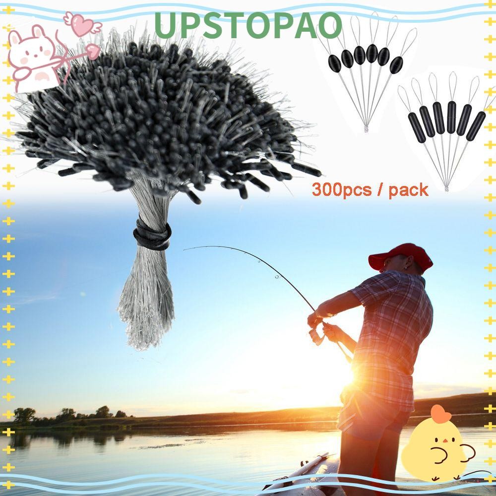 UPSTOPAO อุปกรณ์ตกปลา Fish Line Stopper Black Space Bean