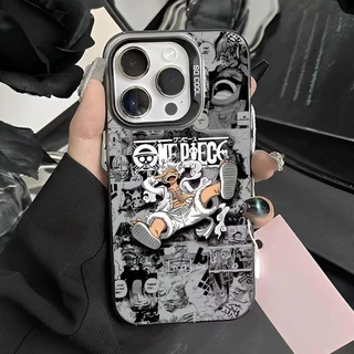 เคส iphone17 11 13 12 14 15 Pro MAX 14 15 7 8 Plus X XR XSMAX SE OnePiece Luffy เคสโทรศัพท์ซิลิโคนสุดหล่อหรูหรา
