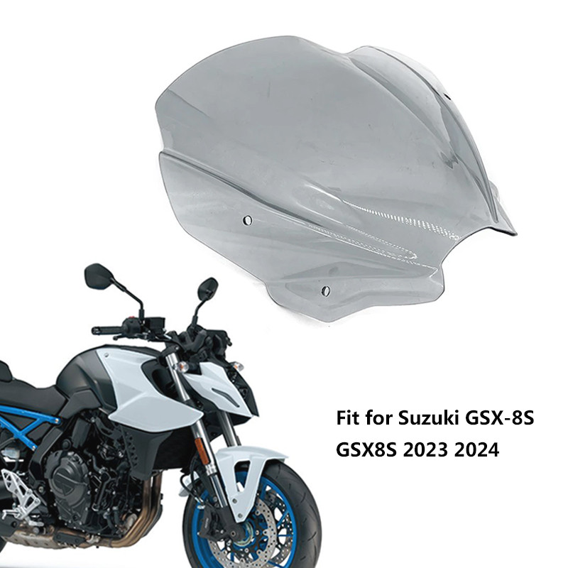 Gอุปกรณ์เสริมที่บังลมสำหรับรถจักรยานยนต์ Suzuki GSX-8S GSX 8S 2023 2024อุปกรณ์เสริมที่บังลมกระจกหน้ารถ