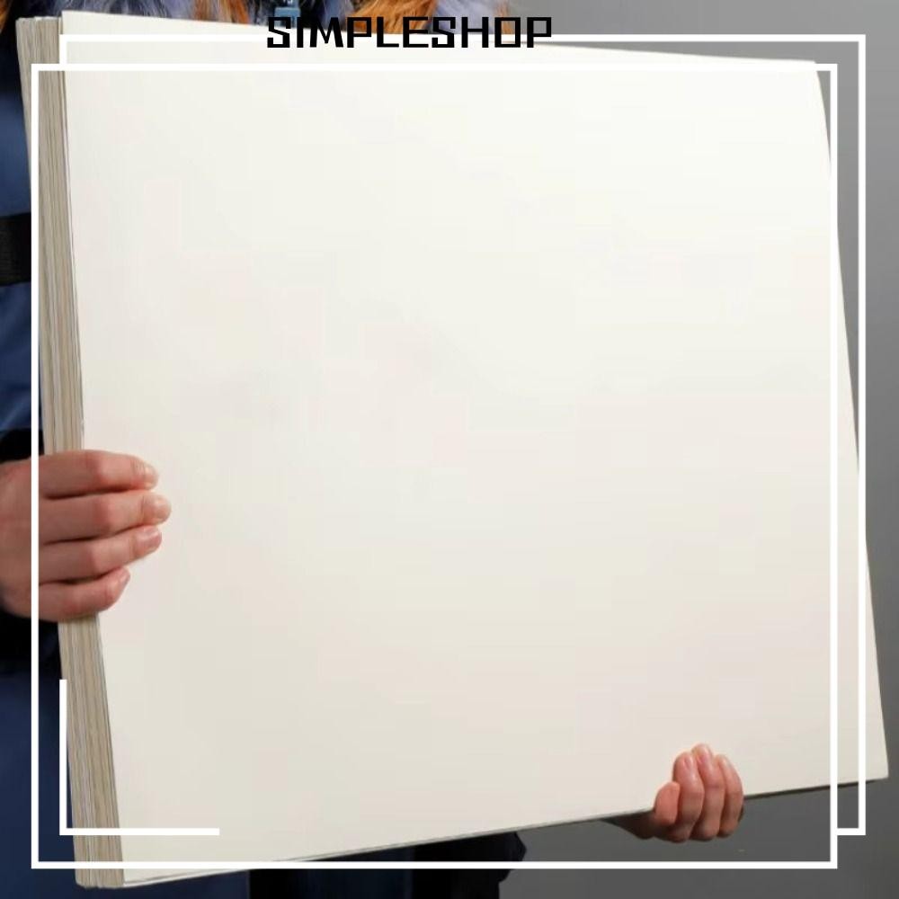 SIMPLESHOP 50Sheets Sketch Paper, Thicken Drawing Graffiti จิตรกรรมกระดาษ, Professional 4K/A3/8K/A4/