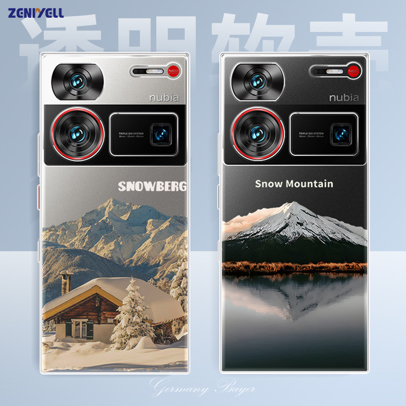 เหมาะสําหรับเคสโทรศัพท์ Nubia Z60Ultra Z60Ultra Leading Edition โปร่งใสเต็มรูปแบบ Soft Case ฝาครอบป้