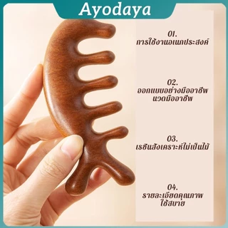 Ayo หวีนวดอเนกประสงค์ นวดศีรษะ หนังศีรษะผ่อนคลาย Massage comb