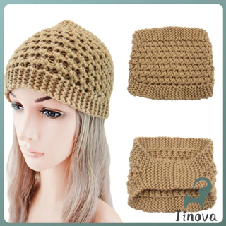 Jnv ผ้าคาดผมวินเทจ ไหมพรมถักเครื่อง เหมาะกับฤดูหนาว สําหรับผู้หญิง headband