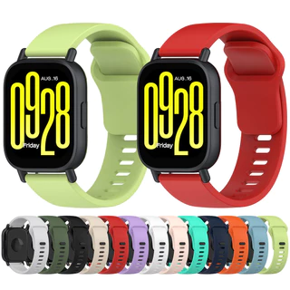 สายซิลิโคนสําหรับ Redmi Watch 5 Active 5 Lite 22 มม.สร้อยข้อมือสําหรับ Xiaomi Redmi Watch 3 Active 3 Lite สายรัดข้อมือเปลี่ยนได้