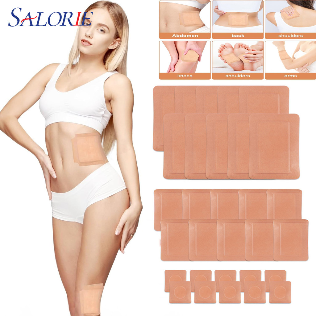 10pcs Self-Adhesive Castor น้ํามันแพทช์ทิ้ง Self-Adhesive Castor น้ํามันห่อแผ่นแบบพกพา Anti Leakage ไม่มีล้าง Castor น้ํามันแพ็ค