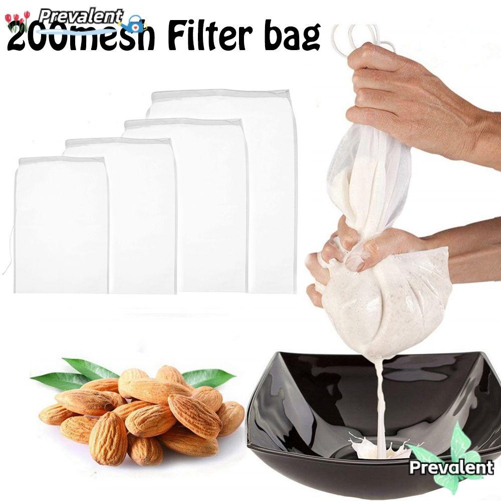 Preva 200mesh Nut Milk Bag Commercial Wine Filter อาหารพิเศษกระชอนผ้าชีส