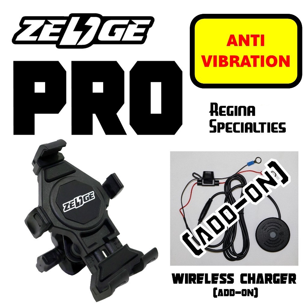 Zedge Phone Holder PRO Handphone Mount (พร้อมการชาร์จแบบไร้สายเพิ่ม)