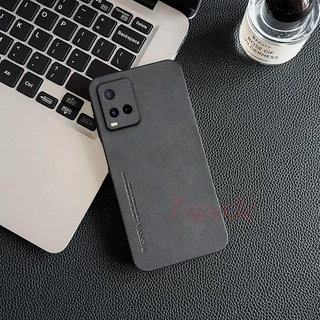 เคส Vivo Y33S Y33T T1X เคสโทรศัพท์หนังธุรกิจสีทึบ YBP