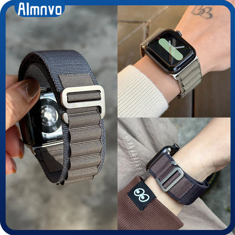 สายนาฬิกา Alpine Loop สำหรับ for Apple Watch 49 45 41 44 40 38 มม สมาร์ทวอทช์ Iwatch Ultra/SE 3 2 Series 11 10 9 8 7 6