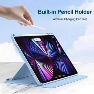 เคสฝาพับ Samsung Tab S6 lite S7 S8 S9 S10+/S7FE S9FE S9FE+ A8 A9 A9+ เคส Samsung Galaxy Tab S8+ /S9+ /S7+/ A7lite 360° วัสดุอะคริลิ เคส Galaxy Right pen /Kuromi Samsung case