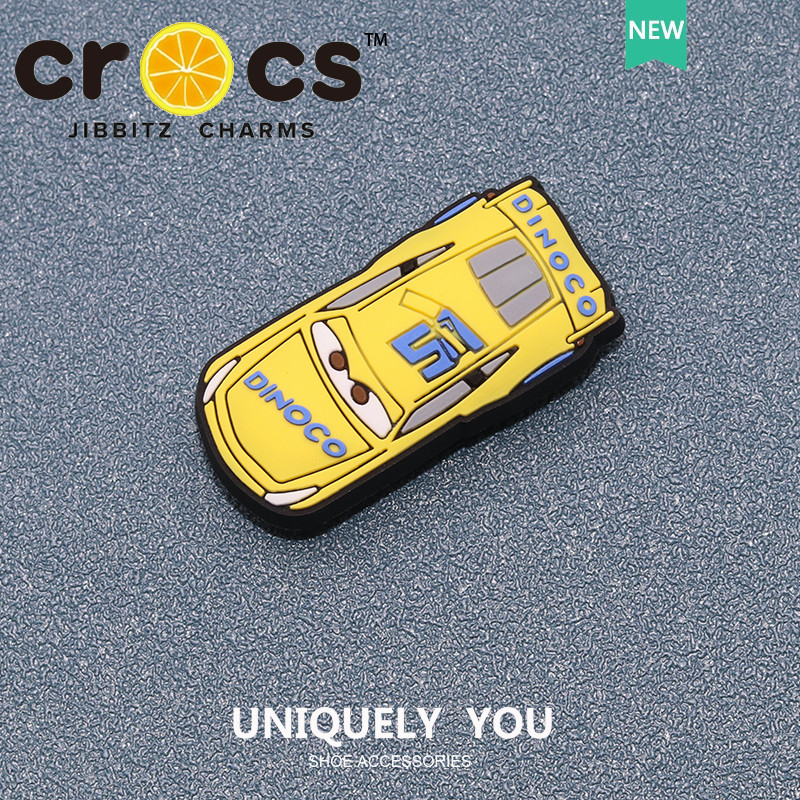 jibbitz cross รองเท้าหัวเข็มขัดรู อุปกรณ์เสริมรองเท้า DIY รถการ์ตูนน่ารัก สำหรับรองเท้าแฟชั่น จิ๊บบิท ตัวติดรองเท้า cross