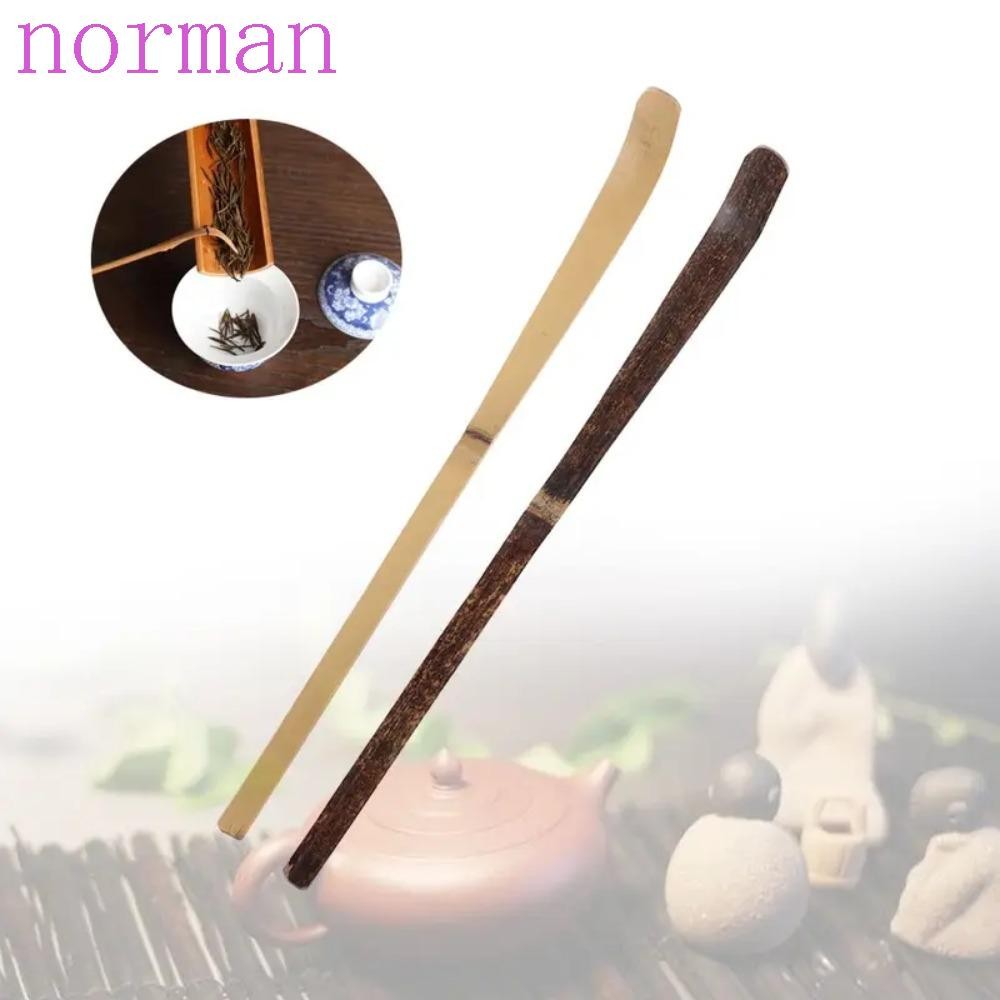 Norman Matcha Sticks ช้อน, Handmade Professional Tea Leaf ช้อน, Teaware Bamboo 18 ซม. อุปกรณ์พิธีชงชาคนรักชา