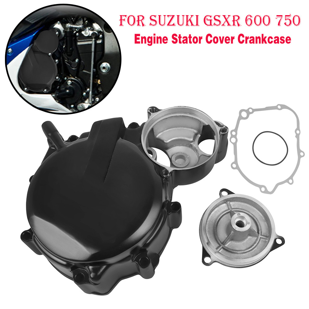 Yรถจักรยานยนต์ CNC เครื่องยนต์ stator Crank สำหรับ Suzuki gsxr 600 750 GSX-R 750 600 GSXR600 GSXR750