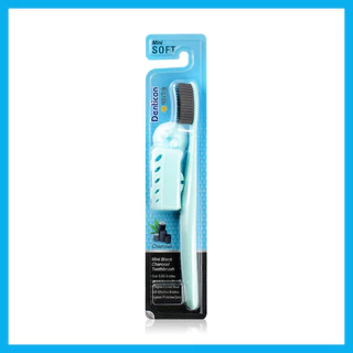 Denticon Toothbrush Wangta Mini Black Charcoal 1pc เดนติคอน แปรงสีฟัน.