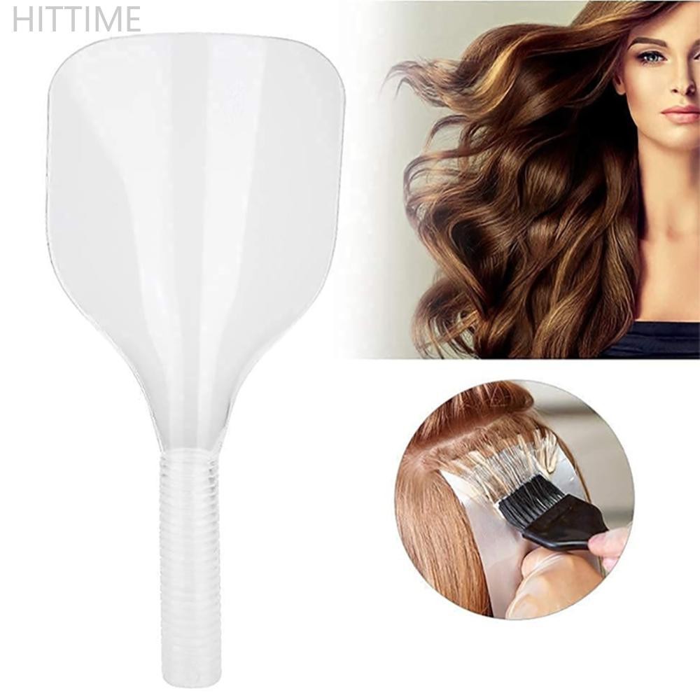 Hittime Salon ตัดผม Face Mask Hair Dyeing Protector ฝาครอบนํากลับมาใช้ใหม่มือถือ Hairspray หน้ากาก Professional ตัดผมอุปกรณ์เสริม T6Y7