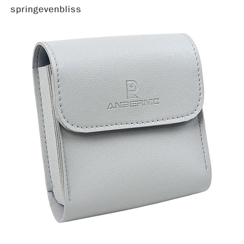 Springevenbliss เกมคอนโซลกระเป๋าเก็บสําหรับ ANBERNIC RG35XXSP คลาสสิกพับ Clam คอนโซลมือถือกระเป๋าเก็บ PU หนังกระเป๋า Springevenbliss