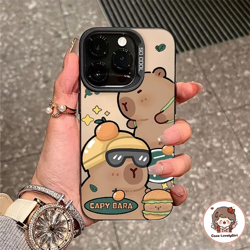 ส่งจากไทย หล่อ Capybara เคส OPPO Reno 10 5G Reno 11 8T Reno 5 6 OPPO A11 A31 A52 A72 A92 A98 5G A78 A58 Hard Case