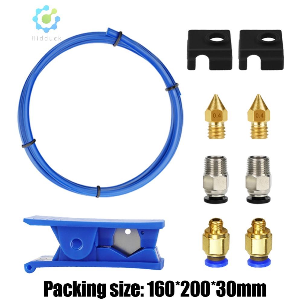 10 ชิ้น 3D ชุดเครื่องพิมพ์ Bowden ท่อ 1 เมตร PTFE หลอดสําหรับ Ender 3/3 V2 [Hidduck.th]
